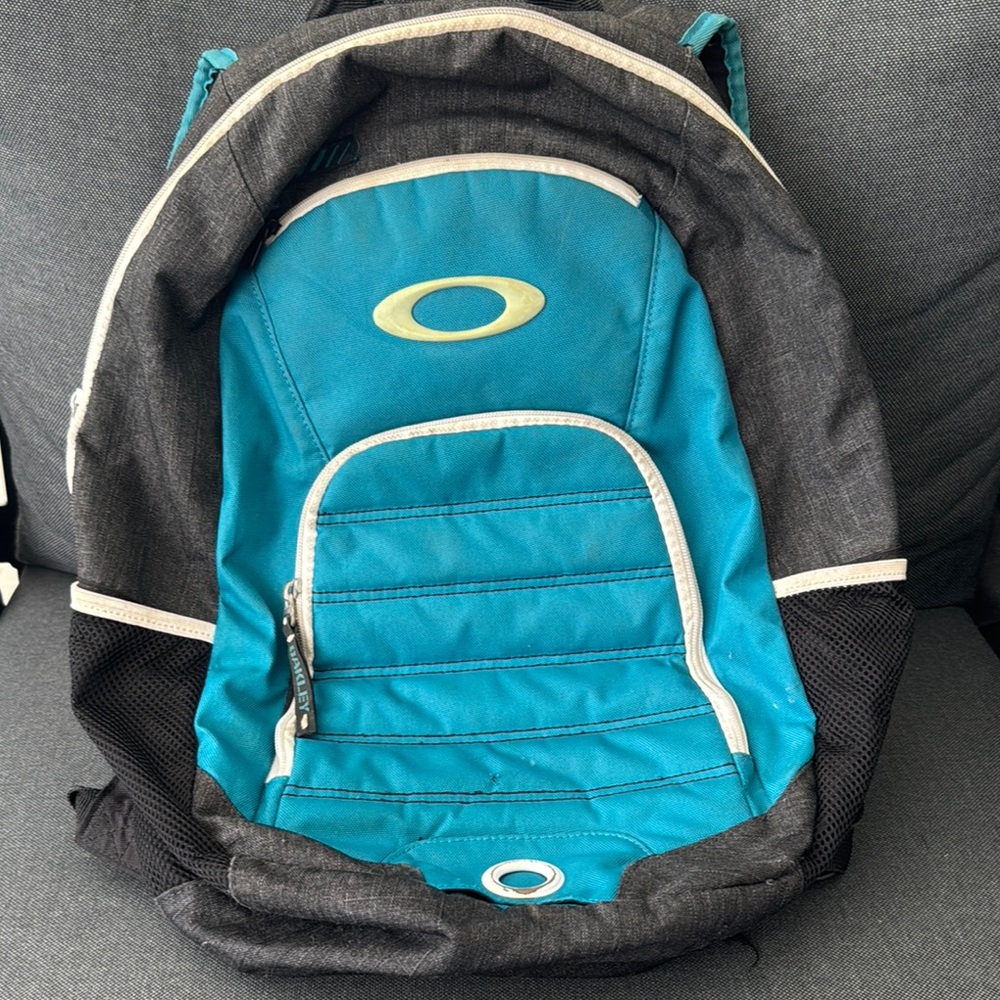 Oakley Teal and Black Backpack